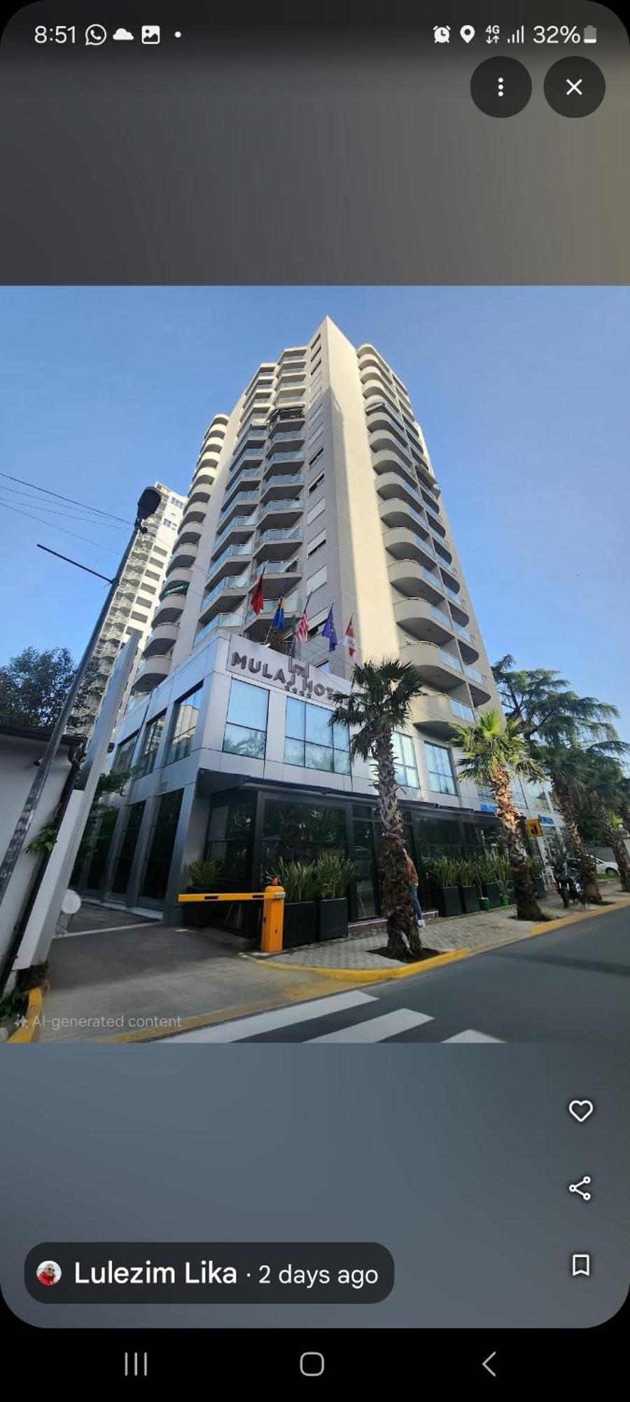 Mulaj Hotel Tirana Bagian luar foto